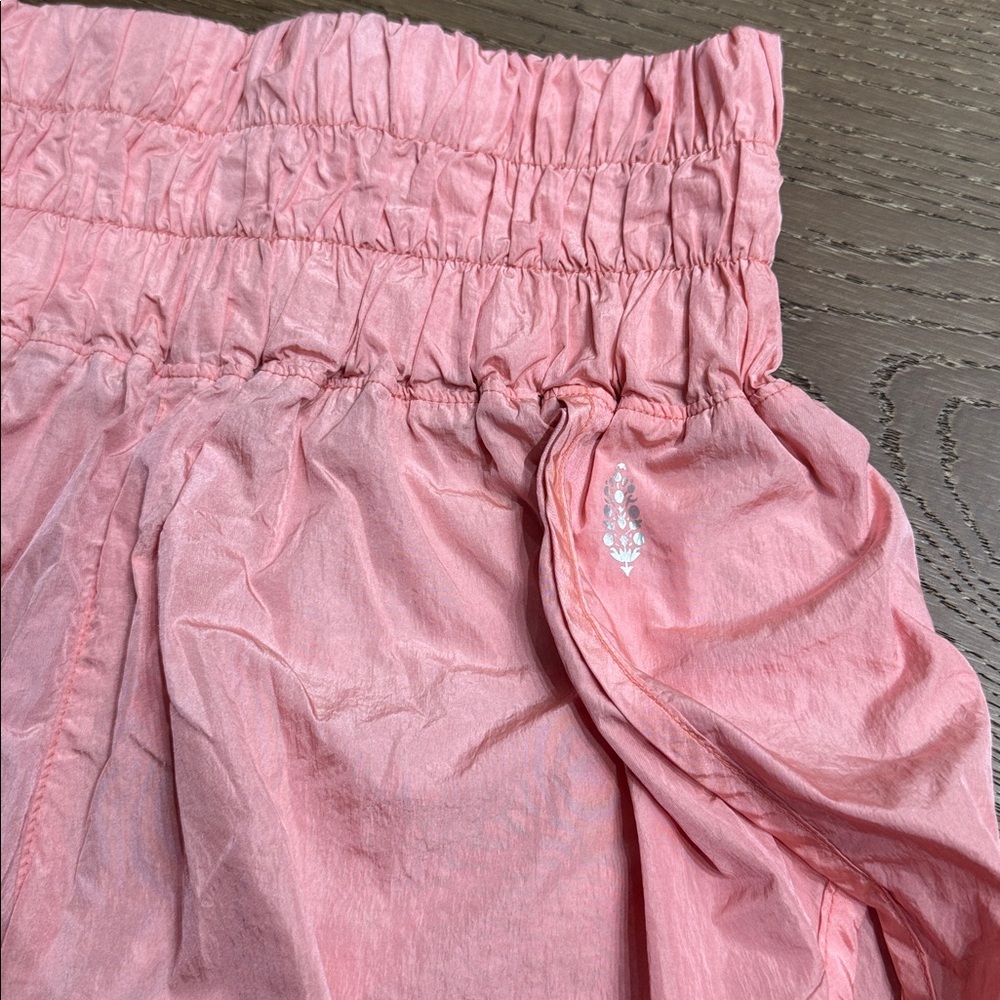 FREE PEOPLE FP Movement Pink Athletic Shorts, High Waist size M - Picture 3 of 5